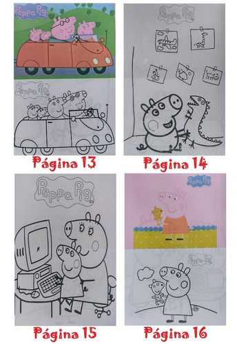 Imagen 10 de 10 de 20 Libros P/ Colorear Y Jugar Varón 16 Páginas Con Stickers