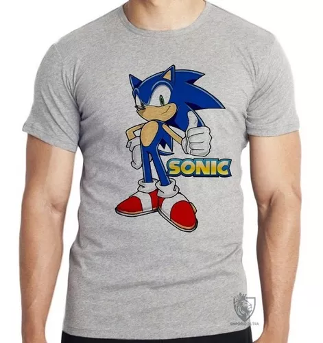 Camiseta de Personagem Sonic