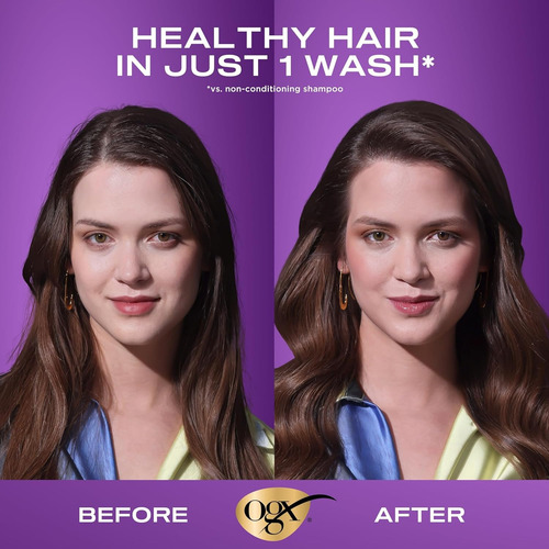 Shampoo E Condicionador Ogx Thick & Full Biotina E Colágeno