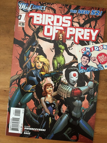 Comic - Birds Of Prey #1 The New 52 Poison Ivy Black Canary