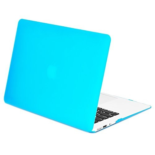 Topcase Aqua Blue Rubberized Hard Case Cubierta Para Macbook