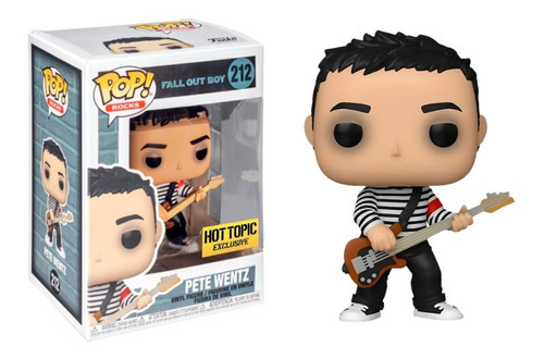 Funko Pop Fall Out Boy - Pete Wentz #212 Exclusivo