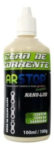 Lubrificante Cera Corrente Bike Arstop Nano Wax 100ml