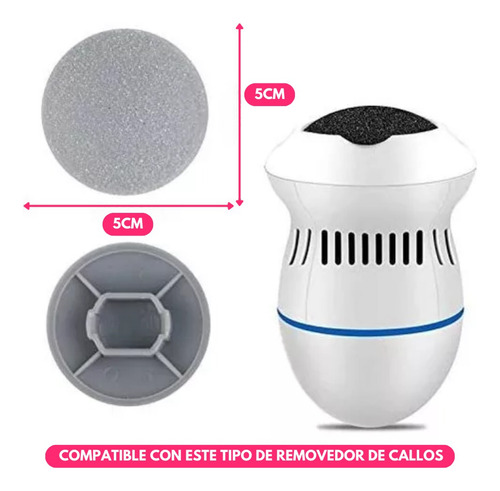 Pack De Repuestos Para Removedor De Callos Pedi Vac