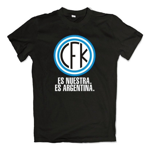Remera Logo Cristina Kirchner Cfk Todos Fernandez Vice