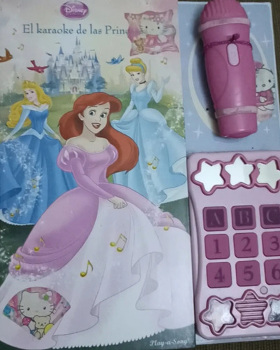 Libro Con Melodias Para Cantar  De  Princesas Disney