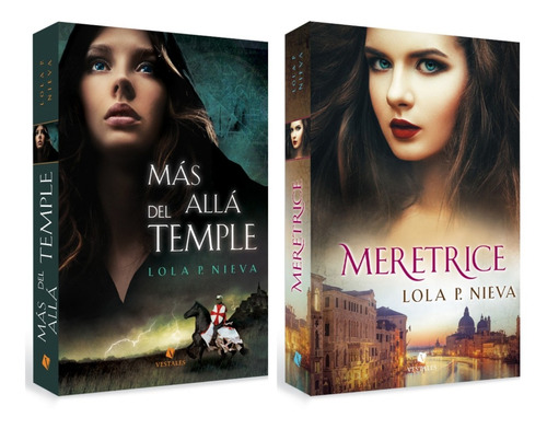 2 Libros Meretrice + Más Allá Del Temple Lola Nieva Vestales