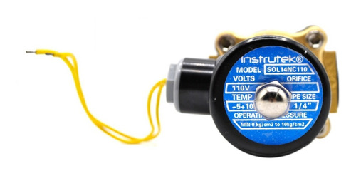 Válvula Solenoide/electroválvula 1/4 110v (agua, Aire, Gas)