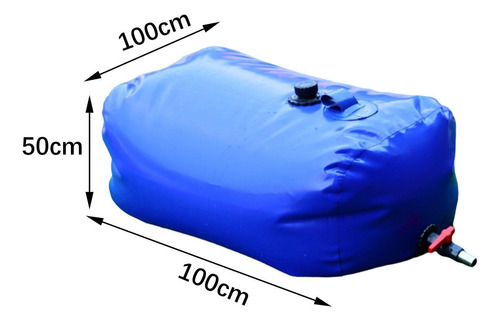 Depósito De Agua Flexible Para Jardín Y Huerto 500l