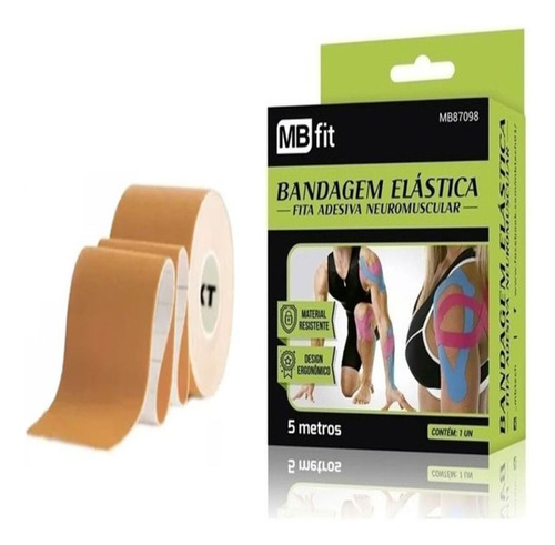 Kinesiology Tape Adesiva Fisioterapia Bandagem Original