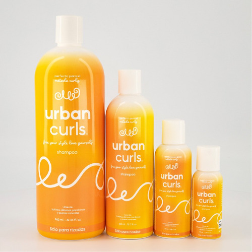Shampoo Sin Sal Para Cabello Rizado Urban Curls 360 Ml