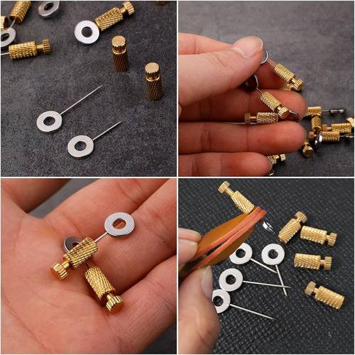 Agujas De Posicionamiento Para Suturas De Cuero, 24 Piezas,