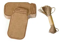Comprar 100 Etiquetas De Regalo De Papel Kraft, Etiquetas Vintage Pa