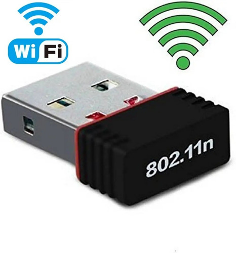 Mini Wifi Usb Tarjeta Antena Pendrive 150mbps 802 11n Oferta