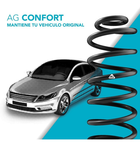 Imagen 3 de 9 de Kit 2 Espirales Delanteros Ag Chevrolet Corsa 1.6 1997