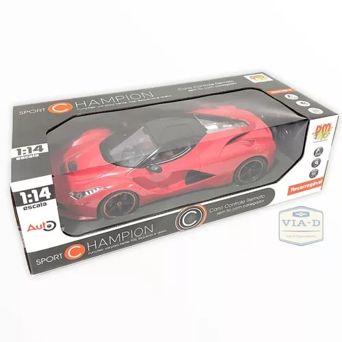 Carrinho de Controle Remoto - Hot Speeds - Vermelho - 1:18 - 22cm -  superlegalbrinquedos