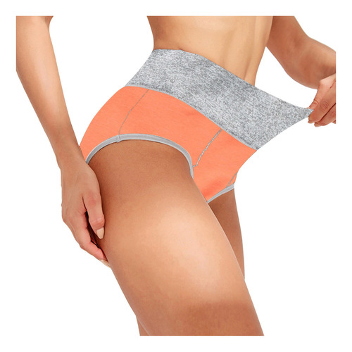 Calzoncillos Transpirables De Retazos De Colores Para Mujer,