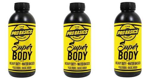 Super Body Recubrimiento Ahulado Anticorrisivo Base Agua 3lt