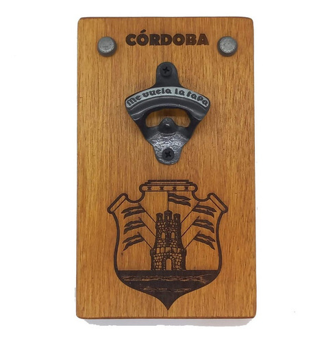 Destapador De Cerveza De Pared Con Imán Escudo De Córdoba