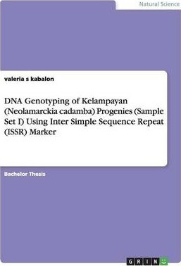 Libro Dna Genotyping Of Kelampayan (neolamarckia Cadamba)...