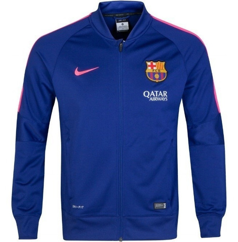 Chaqueta Nike Fc Barcelona Squad Sideline Knit - Azul/rosa