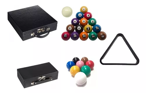 Jogo de Bolas de Snooker 54mm (8 Bolas)