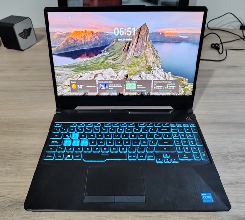 Laptop Gamer Asus Tuf F15 Fx506h Nvidia Geforce Rtx Negro (Usado)
