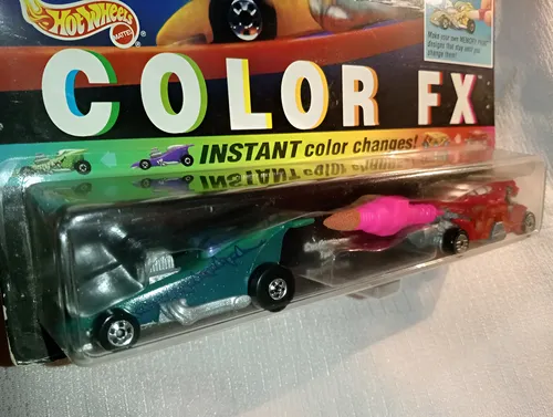 Hot Wheels Color Fx. Instant Color Changes Double Demon 1994 Verde Y ...