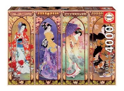 Rompecabezas Puzzle Educa 4000 Piezas Collage Japonés 19055