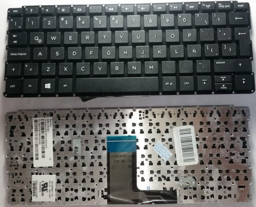 Imagen 1 de 1 de Teclado Hp Mini 11-e Negro