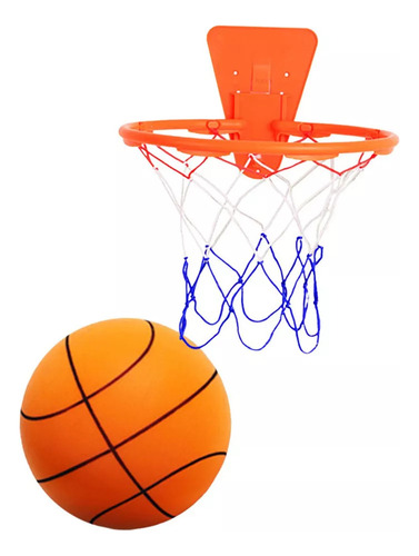 Balón De Baloncesto Silencioso Con Borde, Tamaño 7