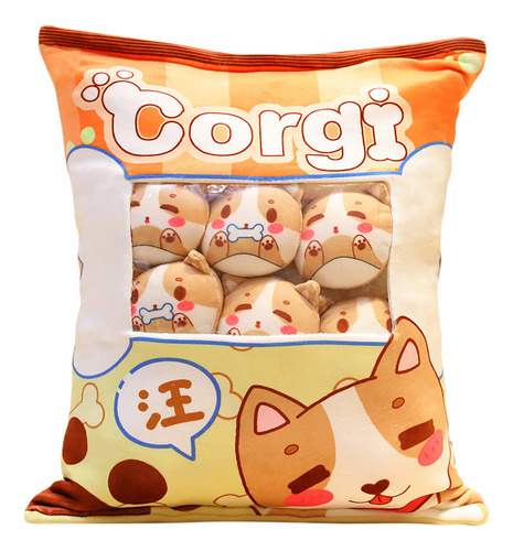 J Cute Snack Pillow, Una Bolsa Grande De Juguetes Para Muñec