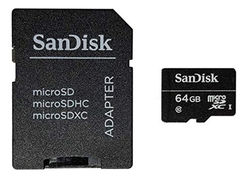 Sandisk - Tarjeta Microsdxc De 64 Gb, Alto Rendimiento