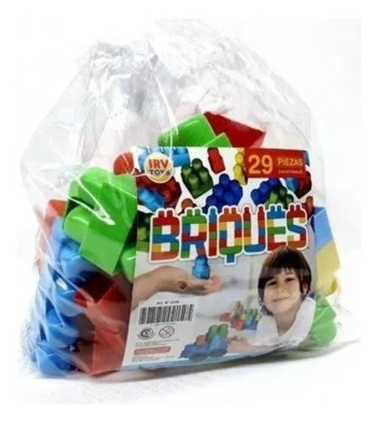 Bloques Ladrillos Encastrables Briques X 29 Piezas Irv Toys