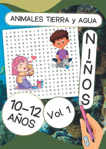 Libro: Sopa De Letras Para Niños De 10-12 Años Con Letra De