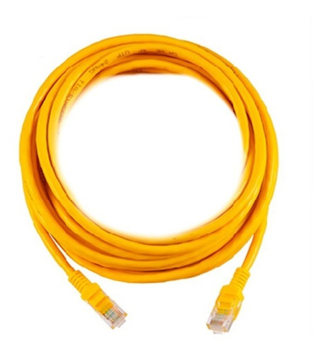 Cable De Red Utp Patch Cord Categoría 5e 5 M Amarillo