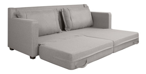 Imagen 3 de 5 de Sofá Cama Natura - Tela Gris