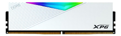 Adata Xpg - Memoria para escritorio Lancer Rgb (16 GB, DDR5, 7200 MHz), color blanco