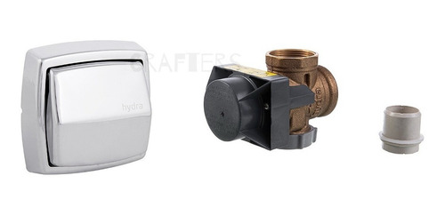 Imagen 3 de 5 de Combo Deca Válvula Automática + Tecla De Descarga - Clean