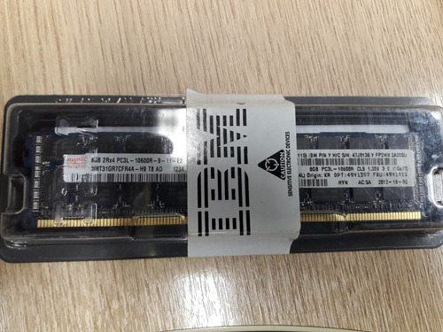 Memoria Ibm 8gb Ddr3 1333 (49y1397) Pc3l-10600 Cl9 Ecc