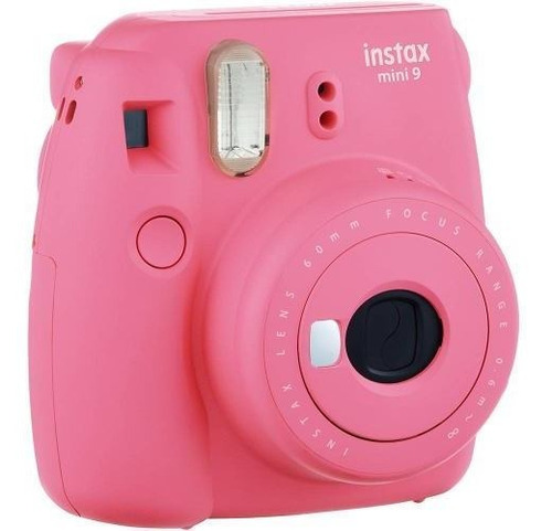 Câmera Instax Mini 9 Instantanea Pink Rosa Flamingo Fujifilm