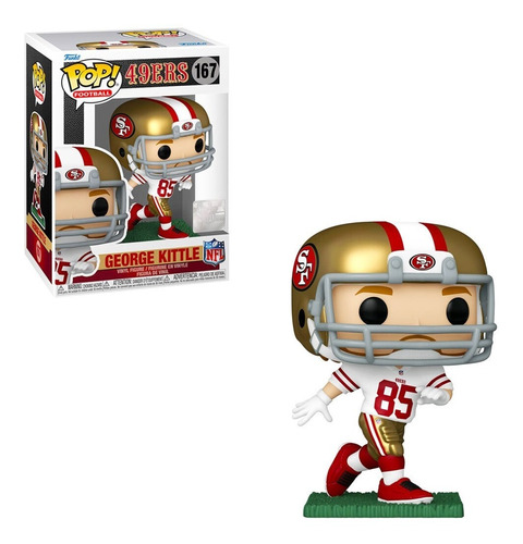 Funko Pop George Kittle #167 Sf 49ers Nfl Jersey Blanco