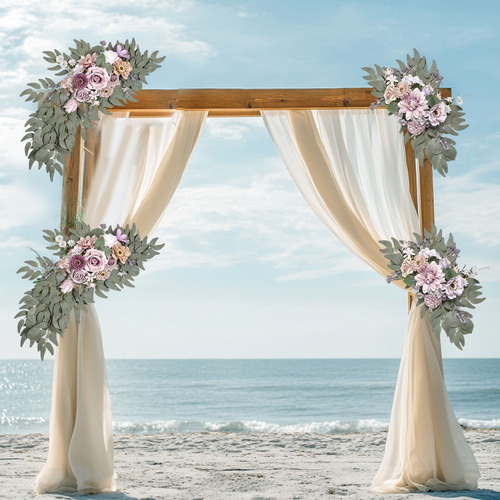 O Mesa De Boda De Alta Gama Con Forma De Ramo De Flores Arti