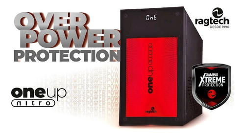 Nobreak 220v 2000va Senoidal Pura Protetor Rj45 Usb Ragtech Cor Preto