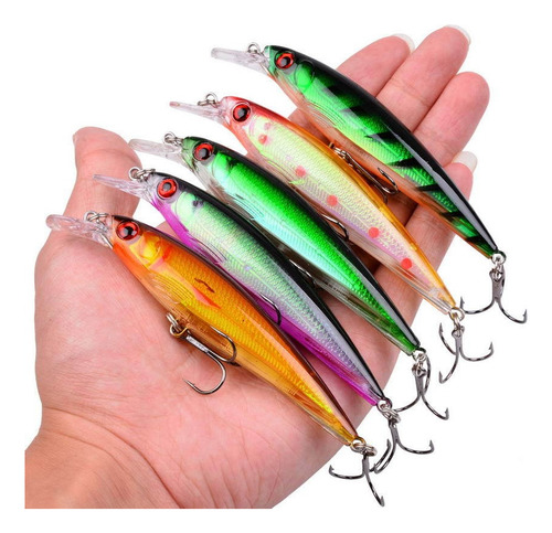Imagen 4 de 8 de Señuelos De Pesca Pack De 40 Piezas 5-11 Cm Armería Virtual