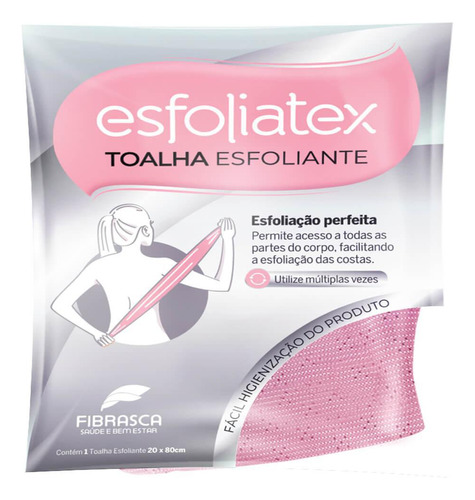 Toalha Para Banho Esfoliante Esfoliatex Rosa Fibrasca