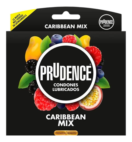 100 Condones Prudence Mix Carbean