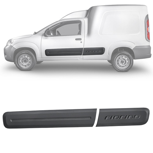 Kit Friso Moldura Lateral Esquerdo Fiat Nova Fiorino 2018