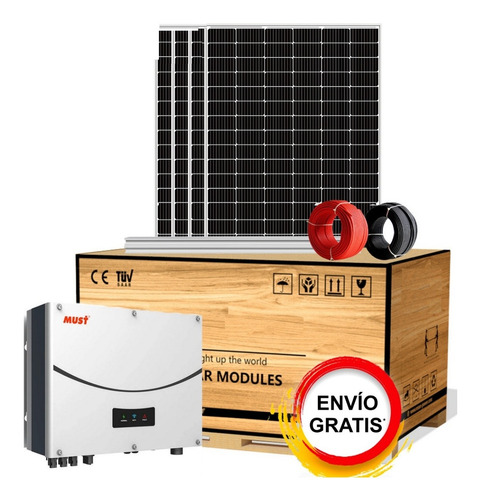 Imagen 4 de 10 de Kit Solar Completo Ongrid Inyeccióncero 10kwh Trifasico Must