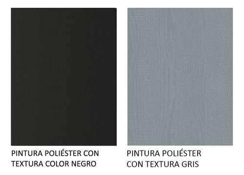Ropero Closet Madesa 3 Puertas 1 Espejo Ng Color Negro/Gris